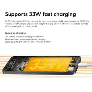 Telefone Celular Xiaomi POCO M6 8GB de RAM / 256GB de ROM Smartphone Versão Global com NFC Tela de 6,79" 90Hz - Imagem 12