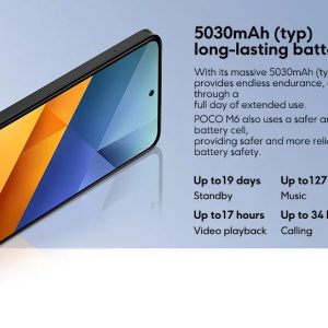Telefone Celular Xiaomi POCO M6 8GB de RAM / 256GB de ROM Smartphone Versão Global com NFC Tela de 6,79" 90Hz - Imagem 20