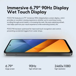 Telefone Celular Xiaomi POCO M6 8GB de RAM / 256GB de ROM Smartphone Versão Global com NFC Tela de 6,79" 90Hz - Imagem 13