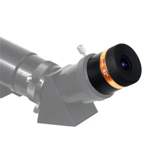 Ocular SVBONY de 62° encaixada na diagonal do telescópio