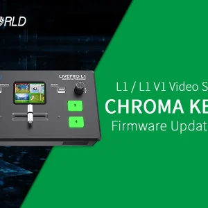 Chroma key na LIVEPRO L1 V1 pela atualização de firmware