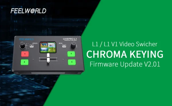Chroma key na LIVEPRO L1 V1 pela atualização de firmware