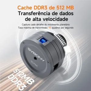 Memória de 512 MB e transferência rápida da SC715C