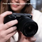 Lente Viltrox Air F1.7 em câmera Sony APS-C