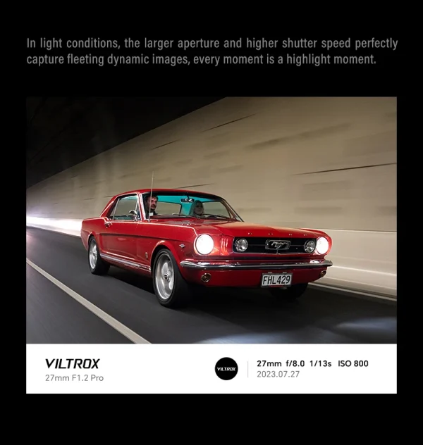 Qualidade de imagem da lente Viltrox F1.2 PRO