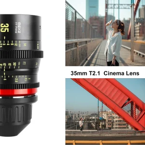 Lente de cinema Meike Prime 35 mm T2.1 e fotos de exemplo
