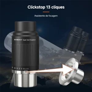 Zoom com cliques de posição da SVBONY SV230