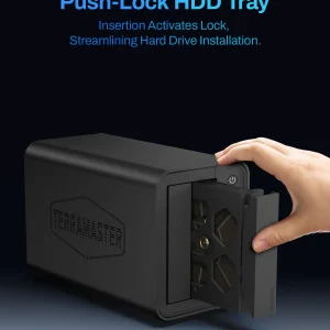 Gaveta de disco sem ferramenta do TerraMaster F2-425