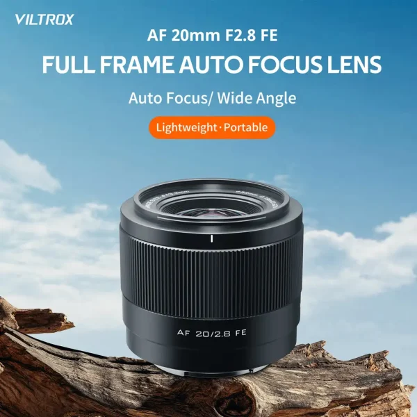 Viltrox AF 20mm F2.8, lente grande-angular full frame com foco automático