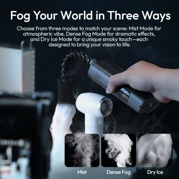 Máquina de fumaça portátil Ulanzi FILMOG X FM02