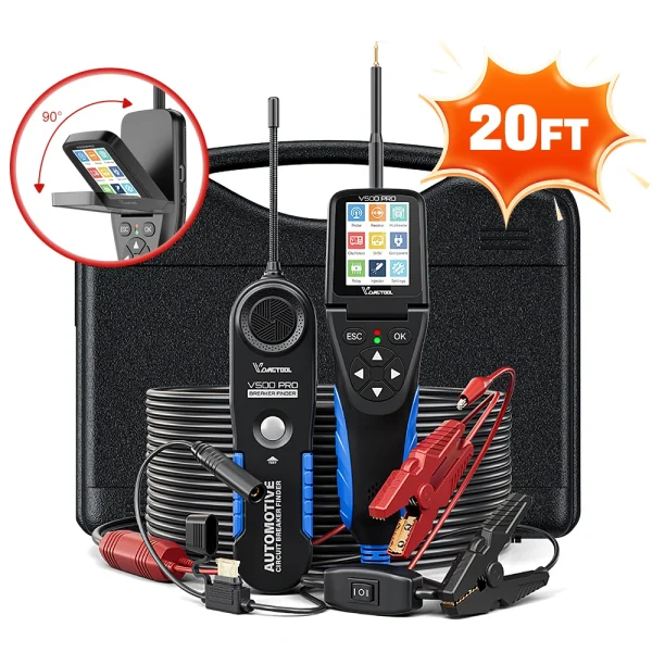 S31d890d16b08402ea46653097ae16eebW.webp Testador de circuito automotivo VDIAGTOOL V500PRO com maleta e acessórios