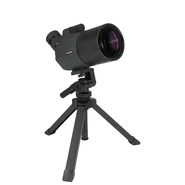 Luneta Maksutov SVBONY SV41 Pro 28-84x80 com tripé de mesa