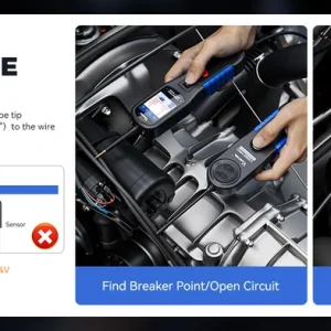 Localização de curto e de circuito aberto com o V200PRO