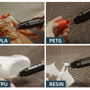 Corte de PLA, PETG, TPU e resina