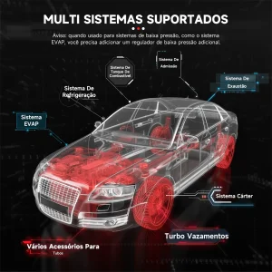 Máquina de fumaça automotiva ANCEL S3000 para detectar vazamentos