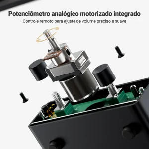 Potenciômetro motorizado do pré-amplificador Fosi Audio P4