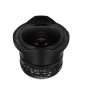 TTArtisan 7.5mm F2 vista de frente, com o para-sol embutido