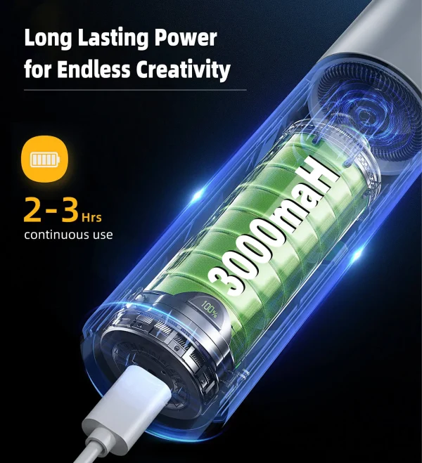Bateria de 3000 mAh do Hanboost C1