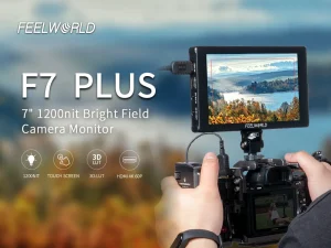 Monitor de câmera FEELWORLD F7 PLUS de 7 polegadas e 1200 nits