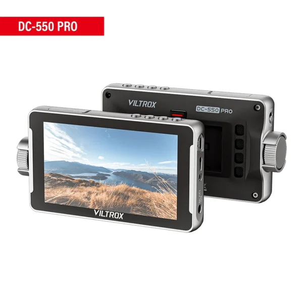Viltrox DC-550 PRO, versão com tela sensível ao toque