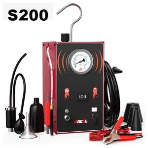Painel da ANCEL S3000: manômetro, fluxímetro e controles