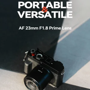 TTArtisan AF 23mm F1.8 em câmera Fujifilm