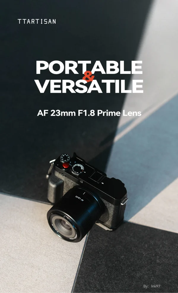 TTArtisan AF 23mm F1.8 em câmera Fujifilm