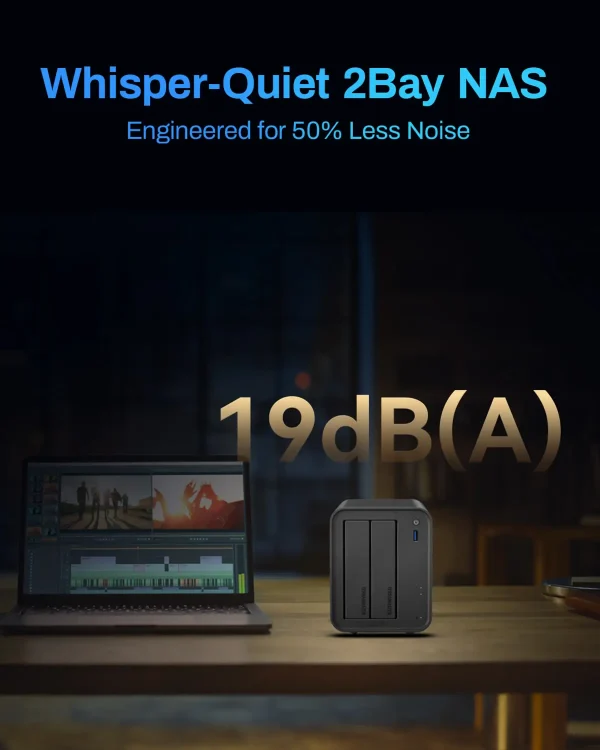 NAS silencioso TerraMaster F2-425
