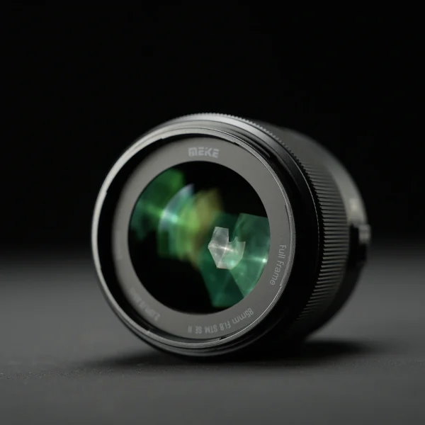 Lente frontal da Meike 85mm F1.8 SE II