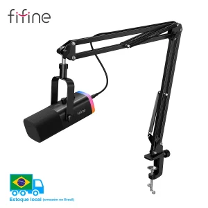 Kit microfone FIFINE AM8T com braço articulado