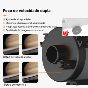 Focalizador de dupla velocidade do telescópio SVBONY MK127