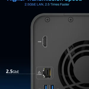 Rede de 2,5 GbE do TerraMaster F2-425