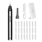 Cortador ultrassônico Hanboost C1 com lâminas e cabo USB-C