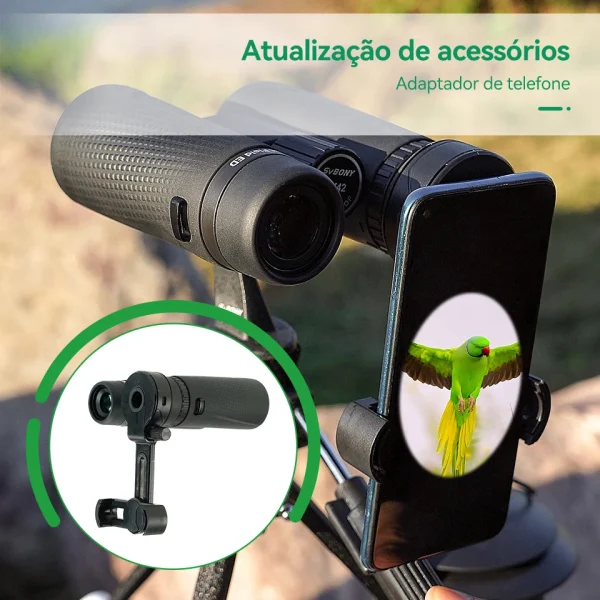 Adaptador SV218 para fotografar com o celular pelo SA205