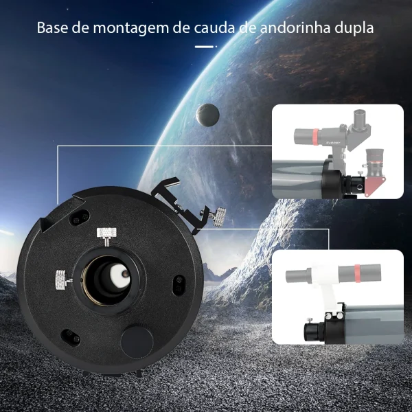 Barra Vixen e base dupla de cauda de andorinha do MK105