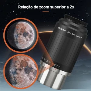 Relação de zoom da ocular SVBONY SV230