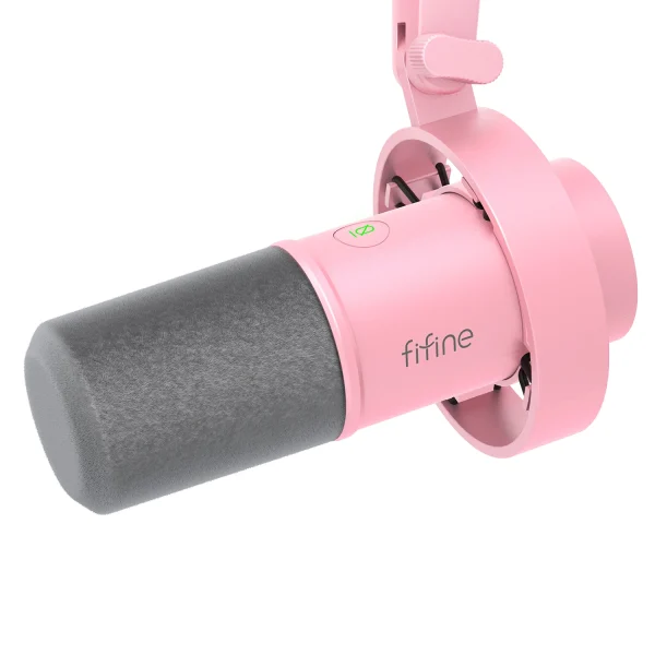 Microfone FIFINE K688 rosa