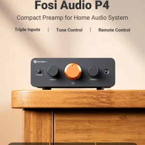 Pré-amplificador hi-fi Fosi Audio P4