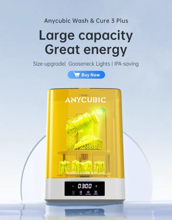 ANYCUBIC Wash & Cure 3 Plus, a versão de maior capacidade