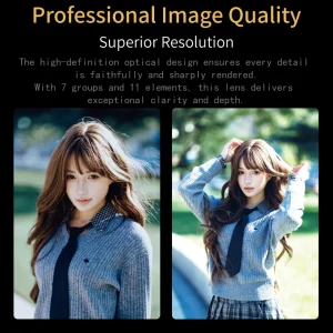 Nitidez da Meike 85mm F1.8 SE II, com 11 elementos em 7 grupos