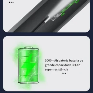 Foco de 3 a 8 cm, bateria e roda de comando do WDLUCKY LP505