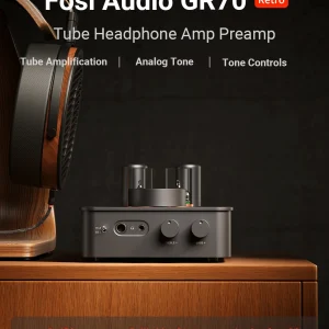 Amplificador valvulado para fone de ouvido Fosi Audio GR70