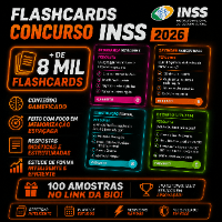 Flashcards Anki INSS 2026 — material de estudo para concurso