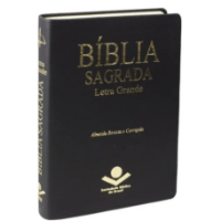 Bíblia Evangélica Letra Grande capa luxo com índice