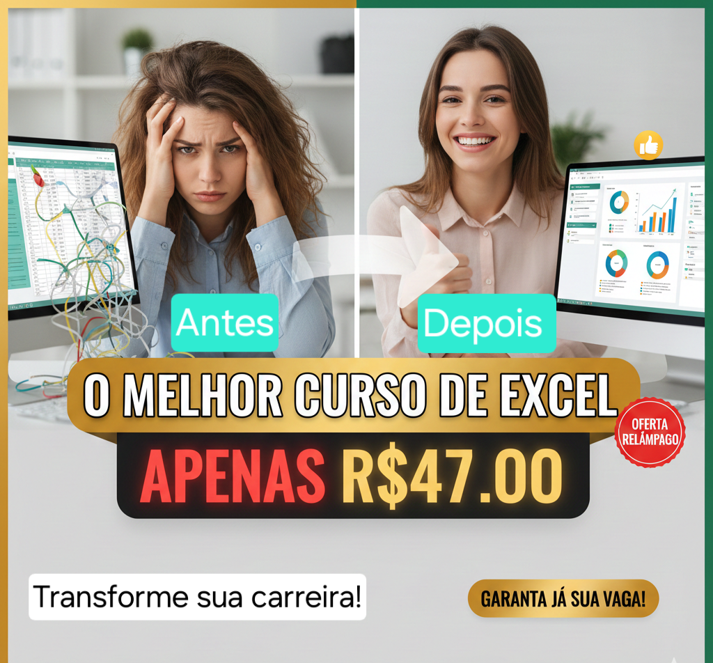 Curso de Excel online — EXCEL o melhor do EXCEL