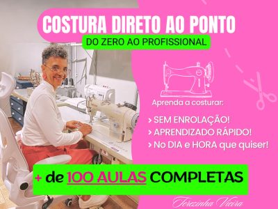 Curso Costura Direto ao Ponto, de Terezinha Vieira