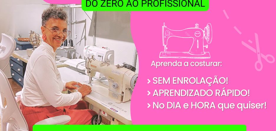 Curso Costura Direto ao Ponto, de Terezinha Vieira