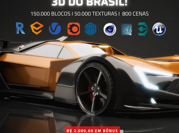 Biblioteca Master Archviz: blocos 3D e texturas para SketchUp, 3ds Max, Lumion, Unreal e Revit