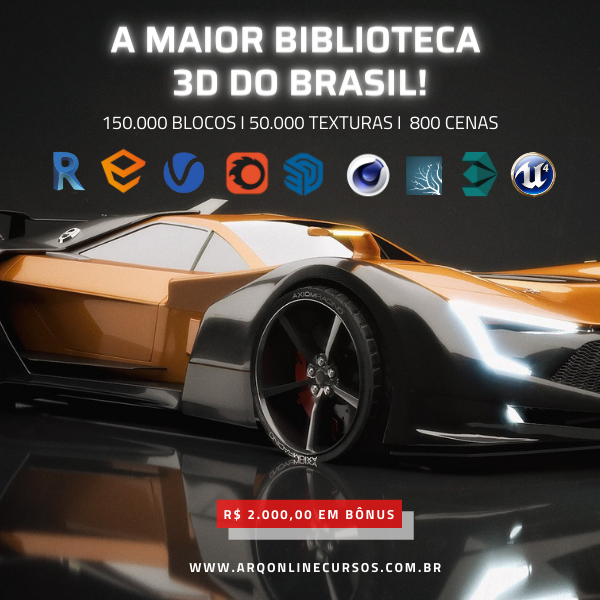 Biblioteca Master Archviz: blocos 3D e texturas para SketchUp, 3ds Max, Lumion, Unreal e Revit
