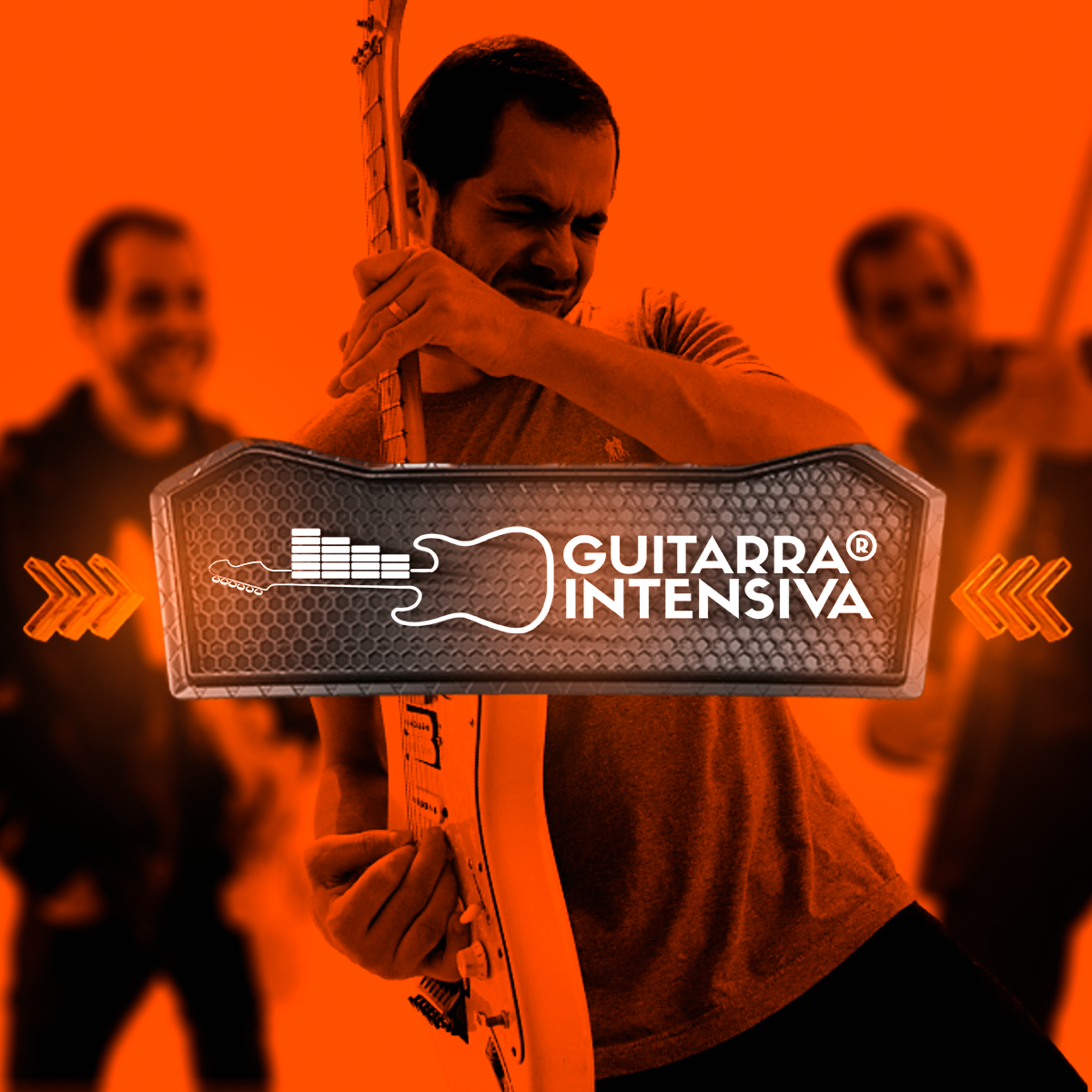 Guitarra elétrica, para o comparativo de cursos de música online: violão, guitarra, bateria, pandeiro e teclado